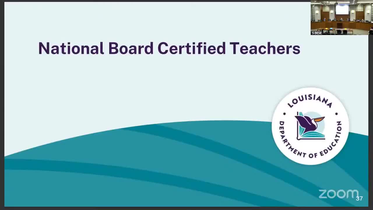Superintendent reports jump in AP success, new federal charter funds and Louisiana Blue Ribbon recognition plan