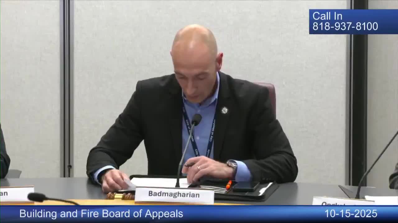 Glendale board recommends council adopt updated building and safety code, effective Jan. 1, 2026
