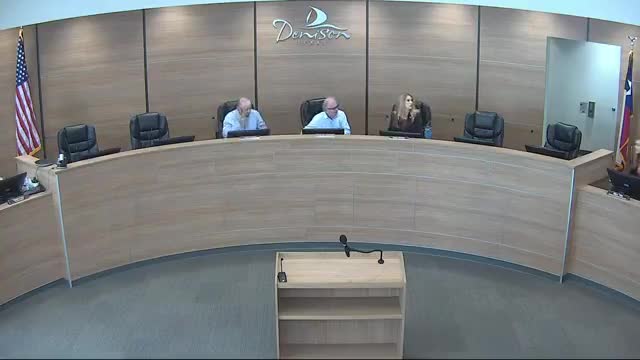Denison staff outlines rewrite of Chapter 19 sign ordinance and proposes sign board