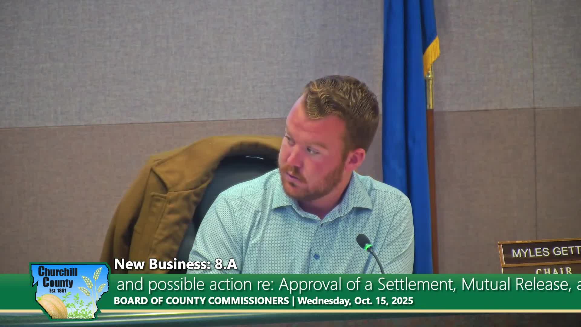 Churchill County approves settlement and several easements to advance two housing developments and secure utility/road corridors
