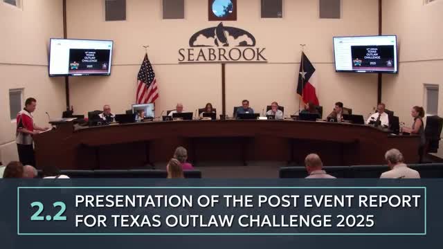 Paul Robinson reports Texas Outlaw Challenge drew about 110 boats, estimated $750,000 local economic impact