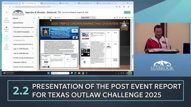 Seabrook council forms three-member subcommittee to set rules for any future hotel-occupancy-tax committee