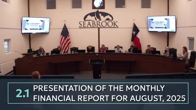 Seabrook staff reports budget shortfalls; council records no-new-revenue and voter-approval rates and schedules tax-rate hearing