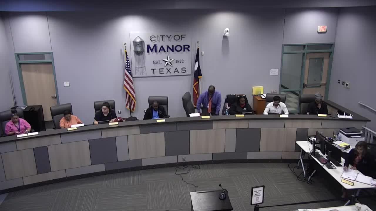 Manor council awards FM 973 and U.S. 290 waterline construction contracts; staff discusses pipe selection and schedule
