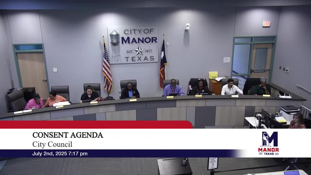 Manor council: votes at a glance — appointments, contracts, and development actions