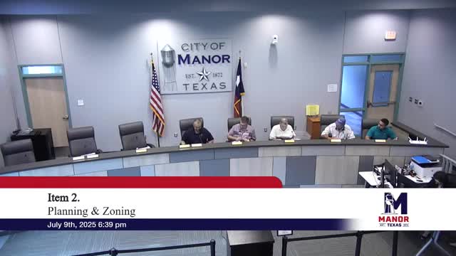 Manor commission advances staff recommendation to deny Okra subdivision gas station SUP proposing 8 MPDs and 4 EV chargers