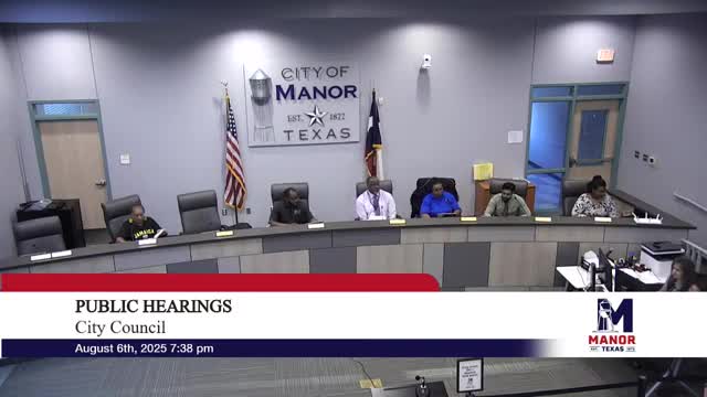 Manor staff report $850,000 federal grant for ground storage facilities; ribbon-cutting planned