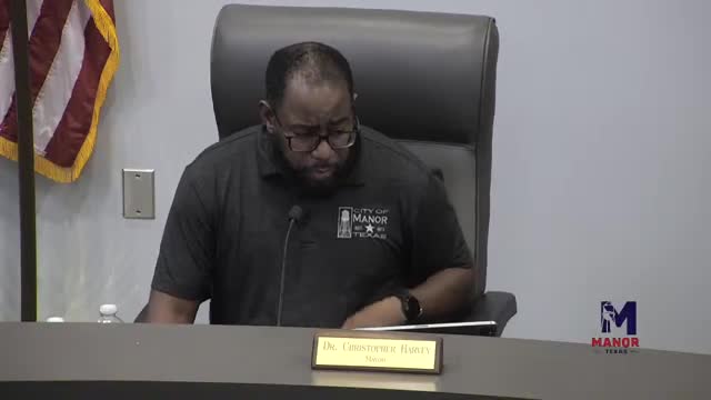 Votes at a glance: Manor City Council actions — Aug. 6, 2025