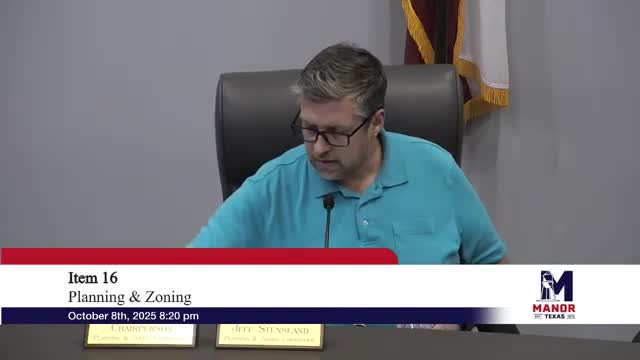 Commission postpones decision on removal of 29‑inch pecan in Manor Downs industrial project