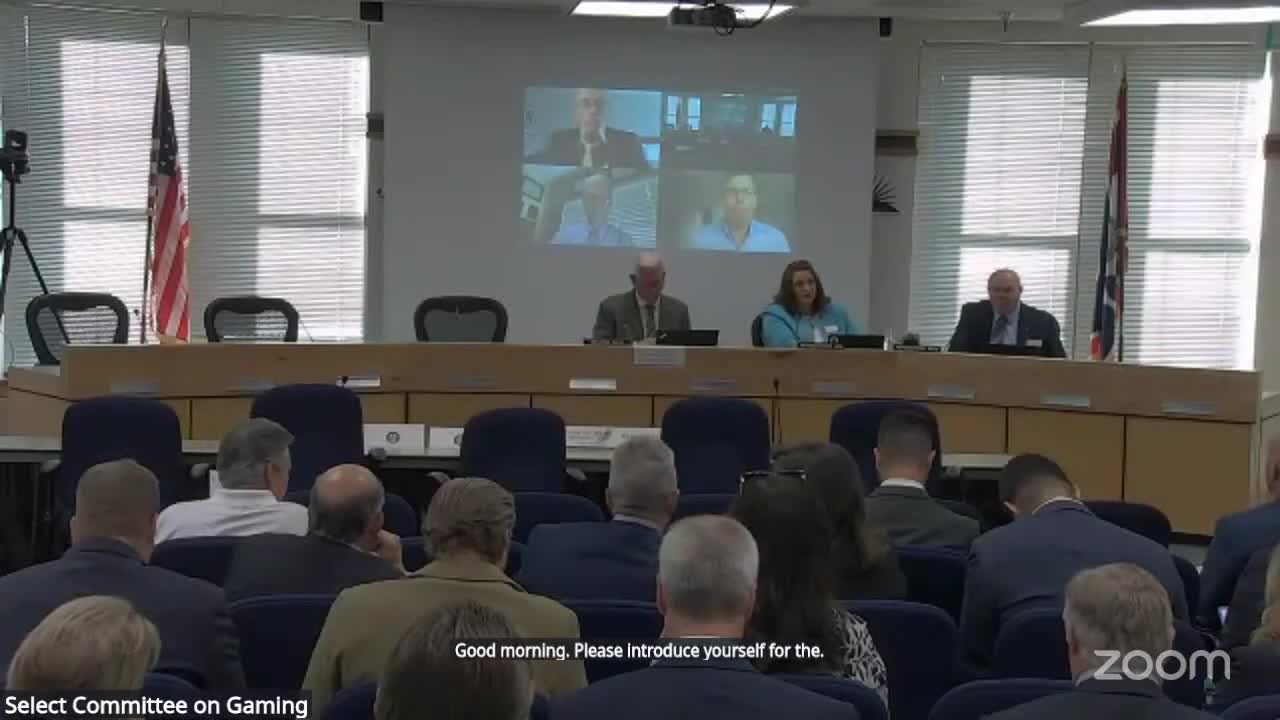Spectrum Gaming tells Wyoming committee HHR market has grown; urges state money‑laundering law as tribes warn of lost revenue