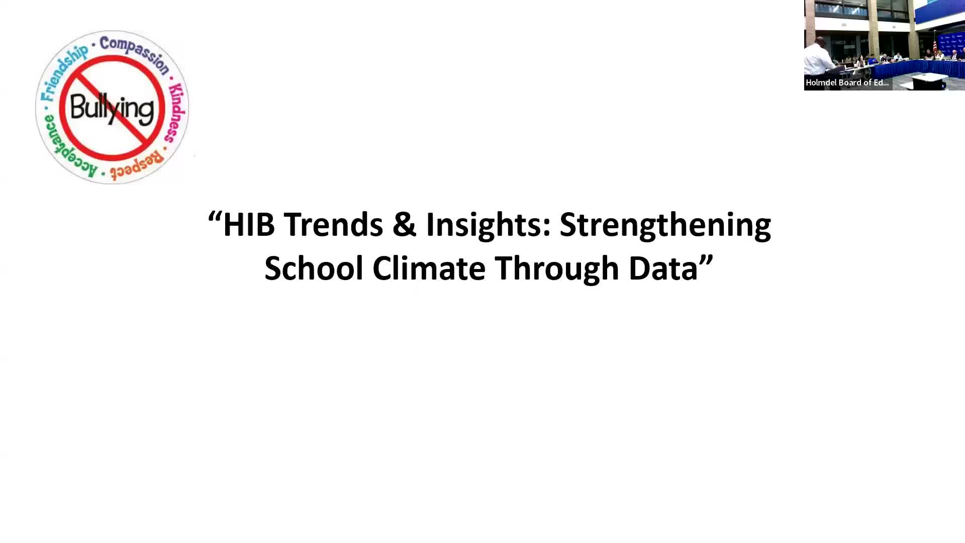 Holmdel reports modest decline in harassment, intimidation and bullying cases; middle school remains highest concentration