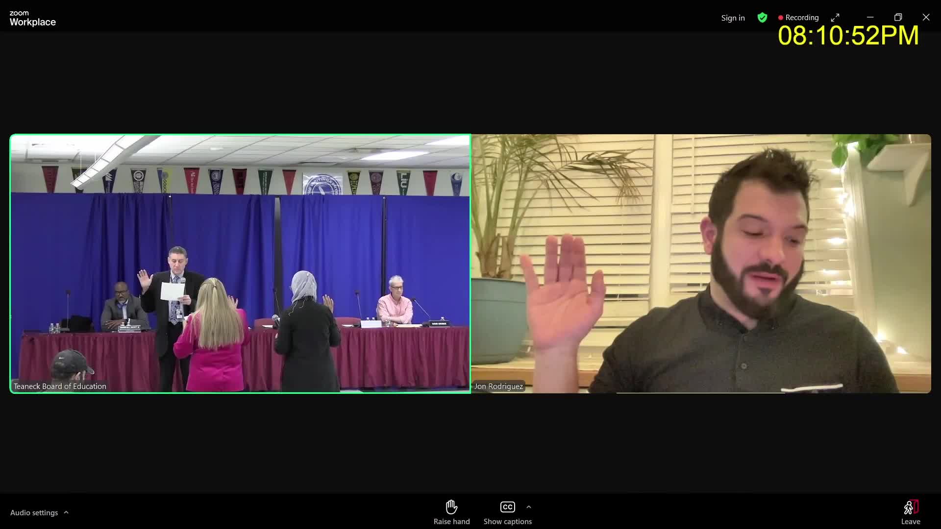 Teaneck Board reorganizes: Ed Hoff elected president; board adopts meeting, calendar and public-comment changes