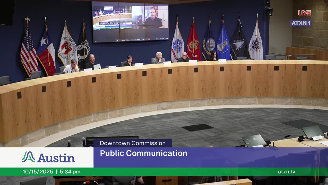 Downtown commissioners back recommendation to council after debate over SB 8 40, CBD base‑height and affordable housing funding