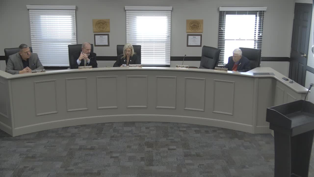 Canfield City Council transcript contains no substantive business