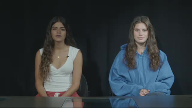 No civic reporting: student broadcast on Oct. 15 featured school news and announcements