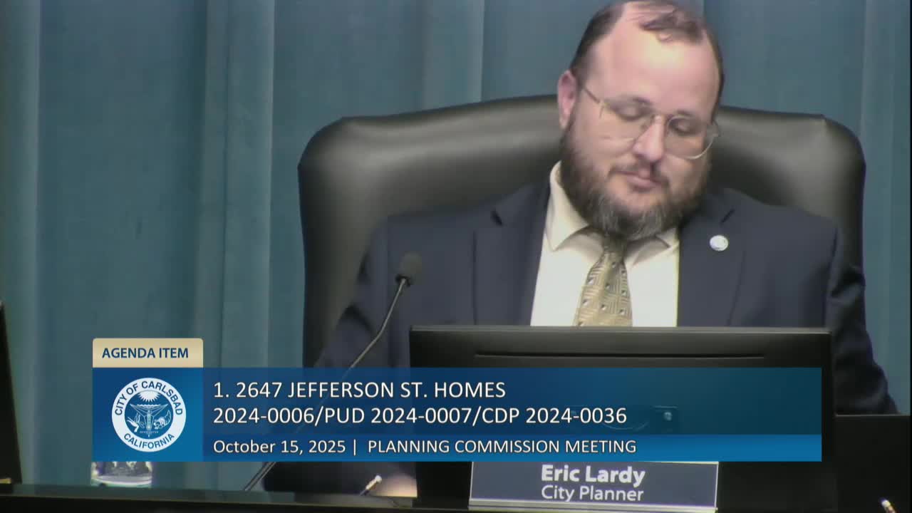 Planning Commission approves 12-unit Jefferson Street condominium project amid debate over asbestos pipe and sewer fees
