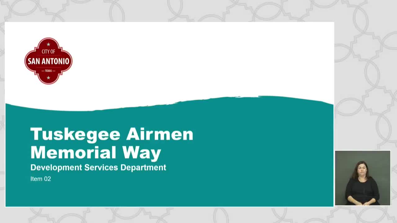 Governance Committee advances memorial designation honoring Tuskegee Airmen on Iowa Street