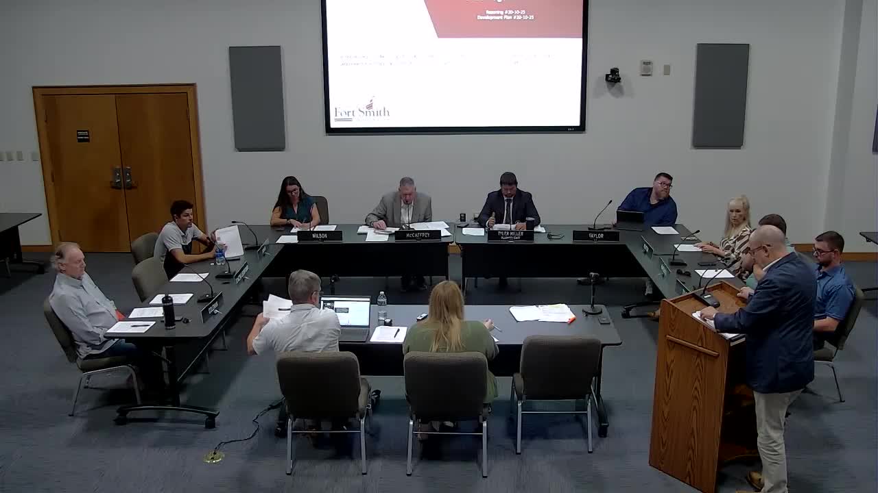 Planning Commission approves rezoning and development plan for shopping center on Rogers Avenue