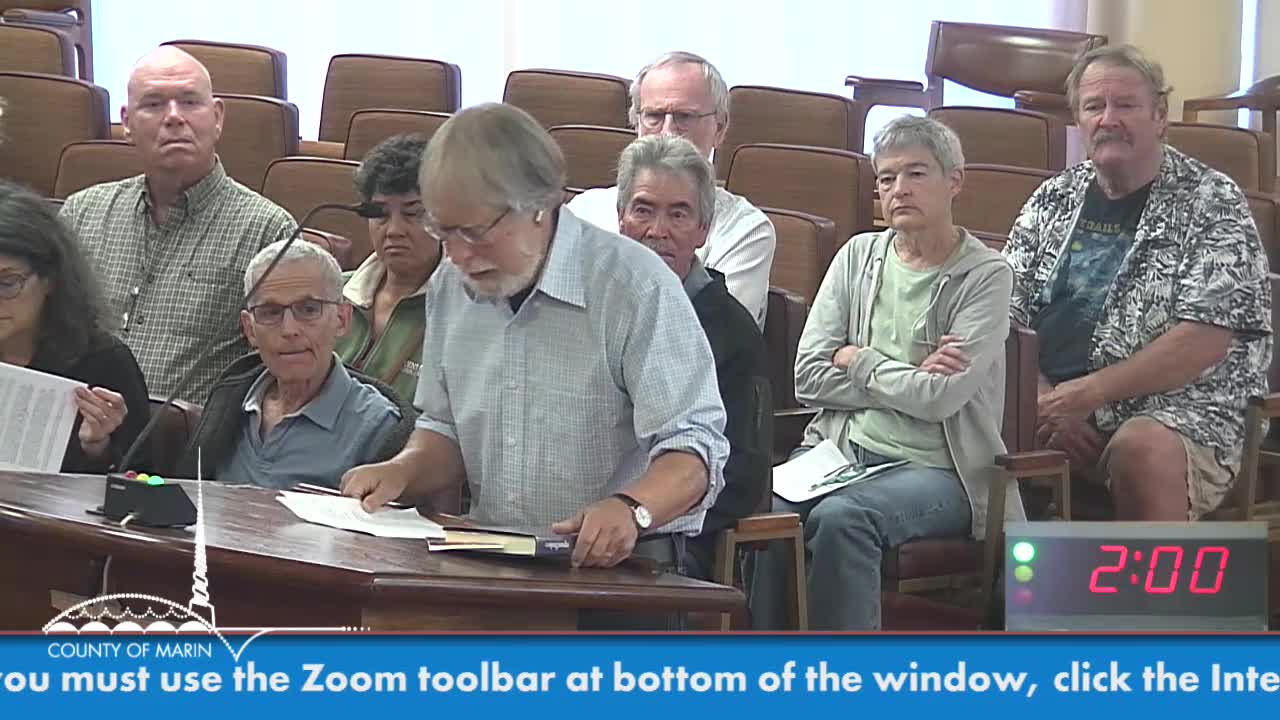 Mill Valley resident asks Marin supervisors to consider resolution criticizing federal actions