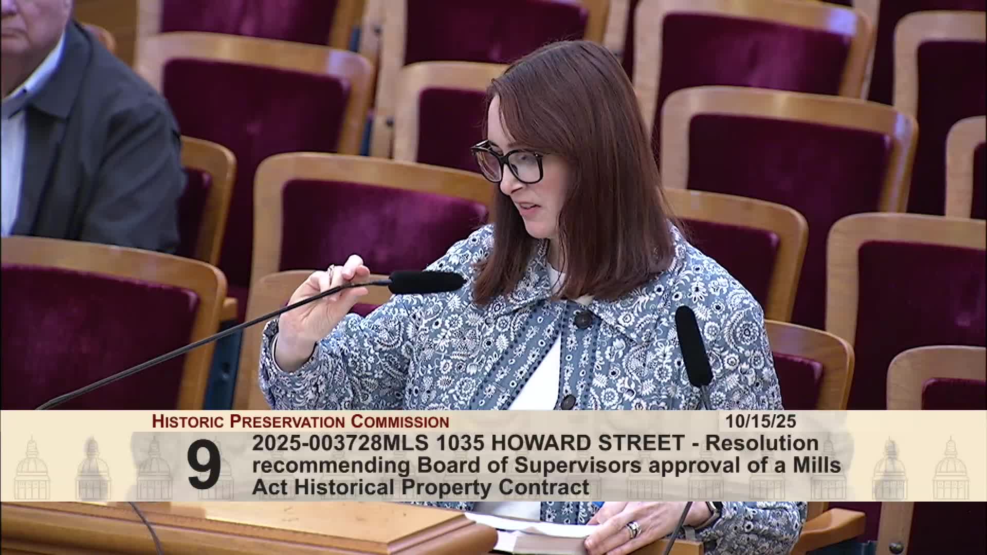 Commission recommends approval of three Mills Act contract applications for historic properties