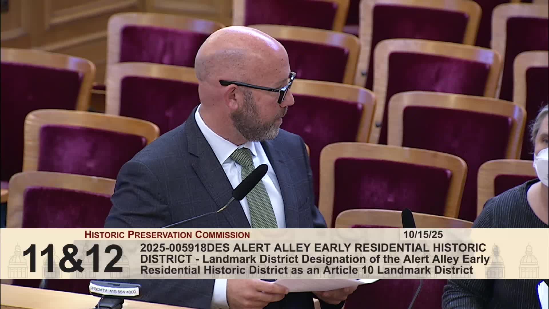 Commission recommends two Mission Dolores historic districts to Board of Supervisors