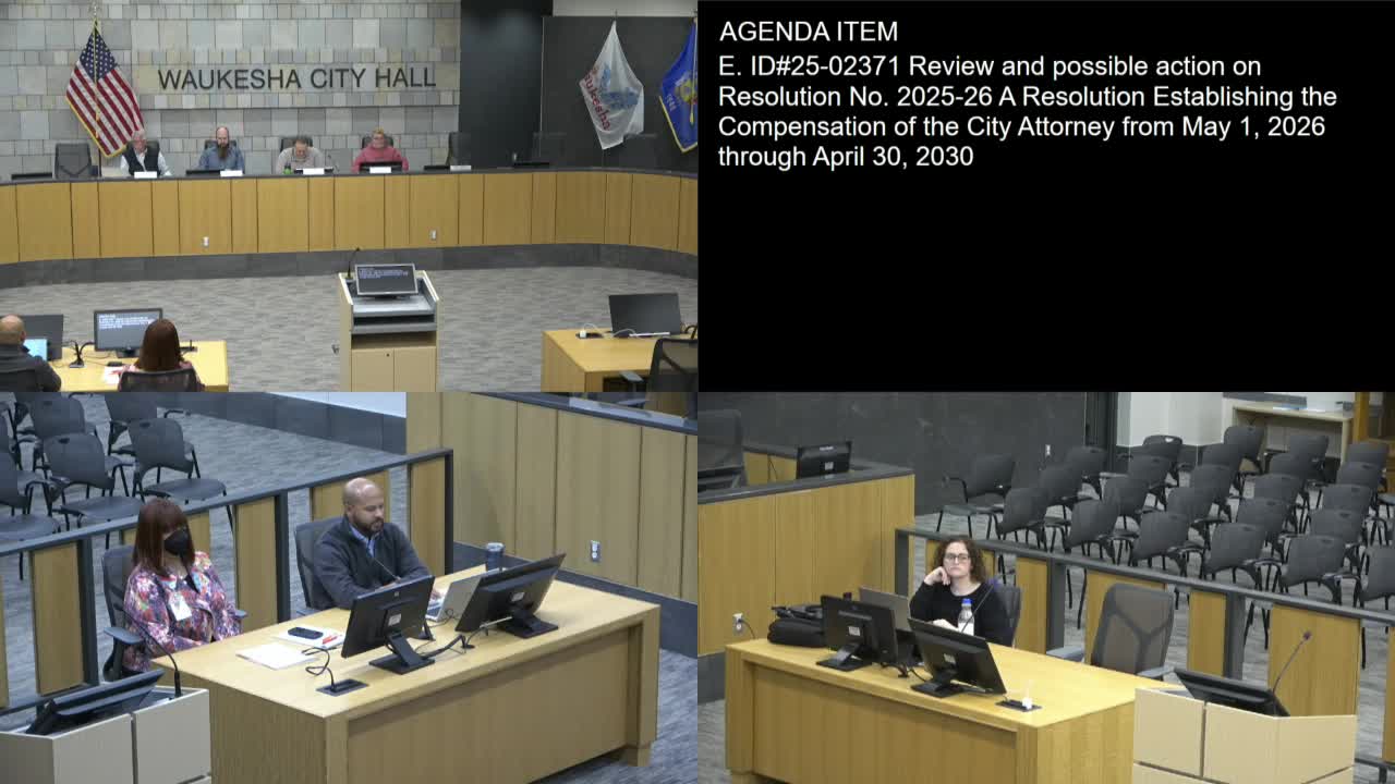 HR committee forwards pay resolutions for mayor, council, city attorney and municipal judge to common council; majority favored holding salaries steady
