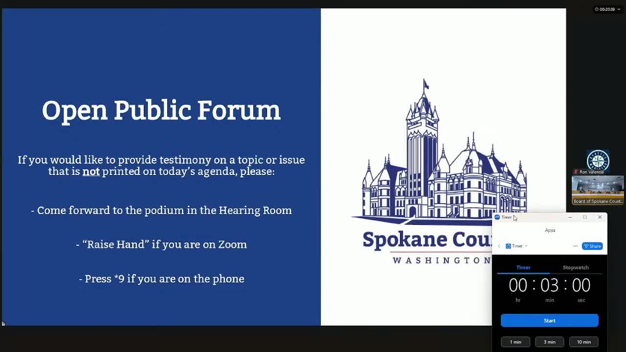 Resident urges Spokane County to adopt 0.1% sales tax to fund housing as homelessness rises