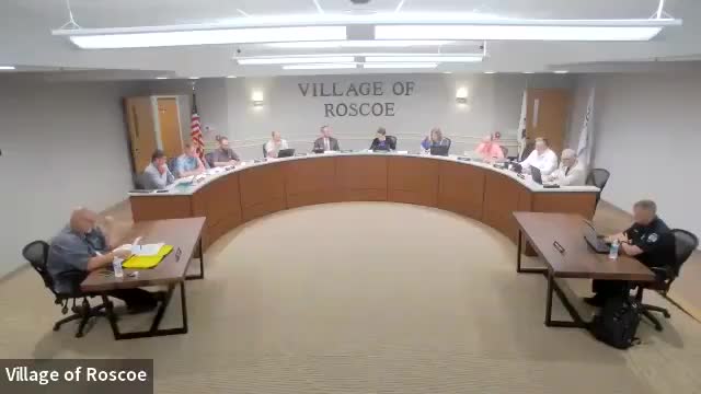 Roscoe board approves park resurfacing, culverts, mural paintover and event spending; attendance and permits also approved