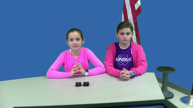 No substantive civic items: school morning announcements recorded