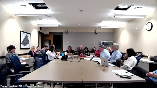 Needham finance committee votes unanimously to enter executive session on Stephen Palmer building