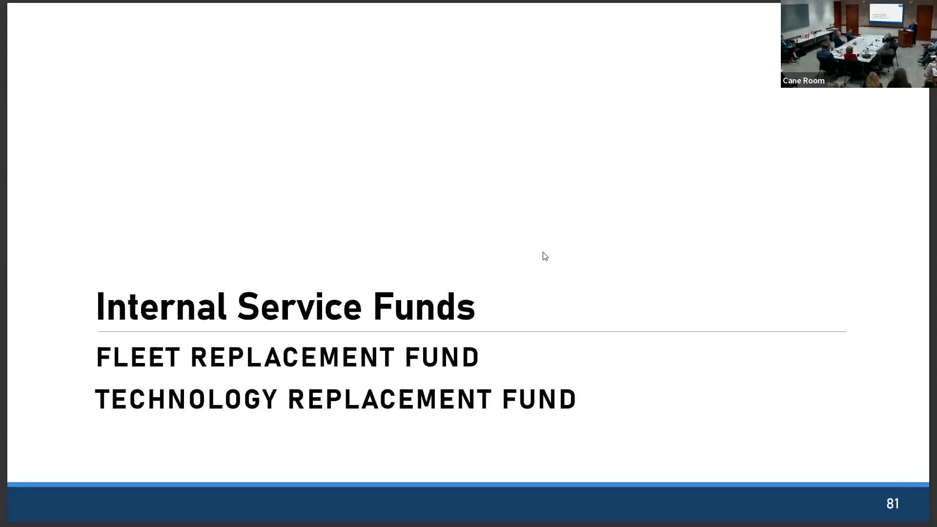 City staff brief council on replacement funds, ARPA uses and special revenue accounts ahead of budget adoption