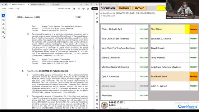 Wayne County contracts with FQHC for kindergarten oral health screening program