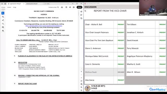 Wayne County Commission urges Lansing not to cut revenue sharing