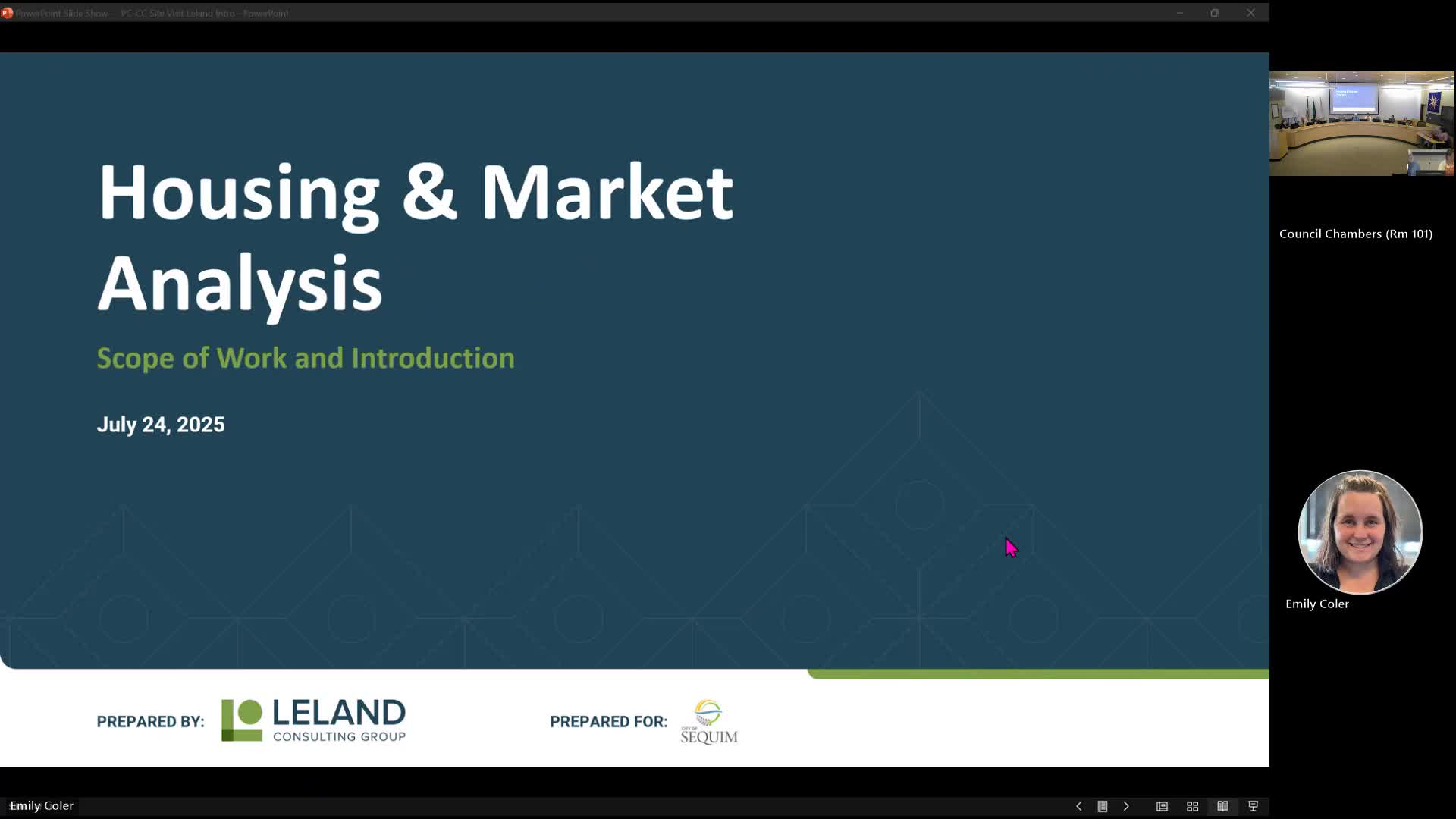 Sequim leaders and consultants launch market analysis to steer comprehensive plan update