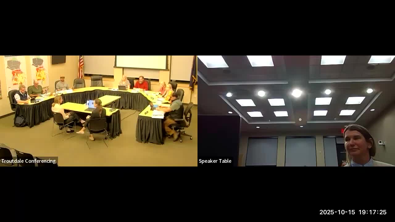 Consultants present draft urban forestry plan and code audit; city inventory shows many young maples