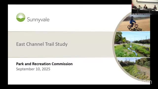 Sunnyvale staff details East Channel trail study, warns design and construction funding not identified