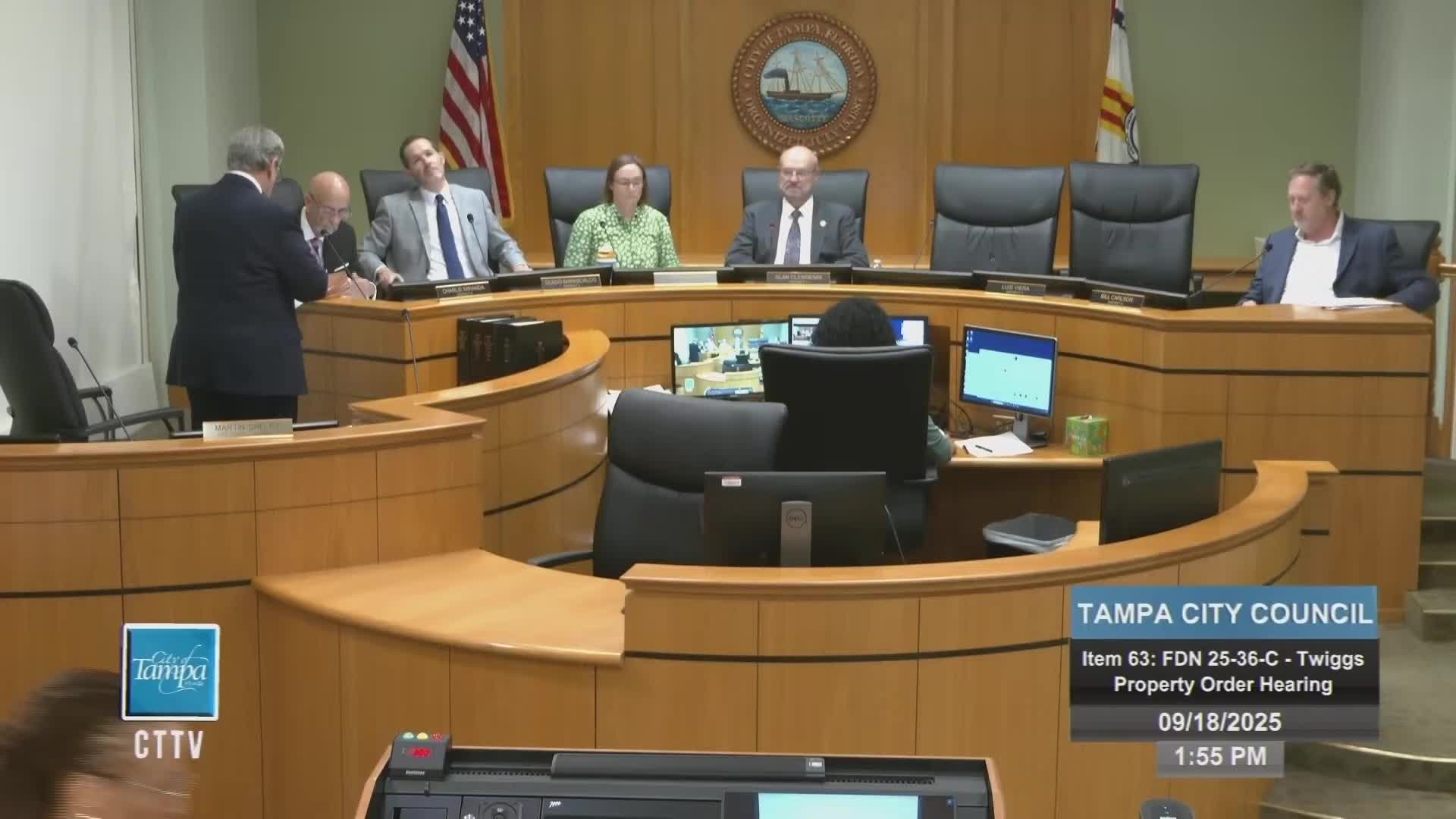 Council affirms hearing officer's recommended order in zoning nonconforming-use appeal; denies request for oral argument