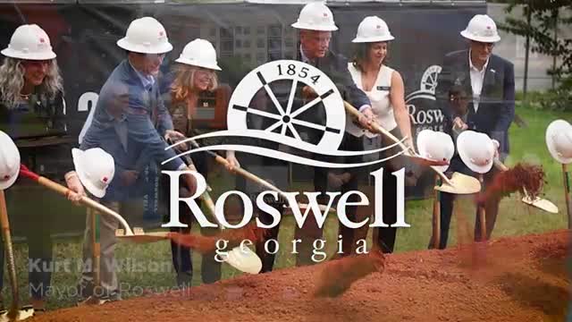 Roswell breaks ground on downtown parking deck; parking to be free next summer