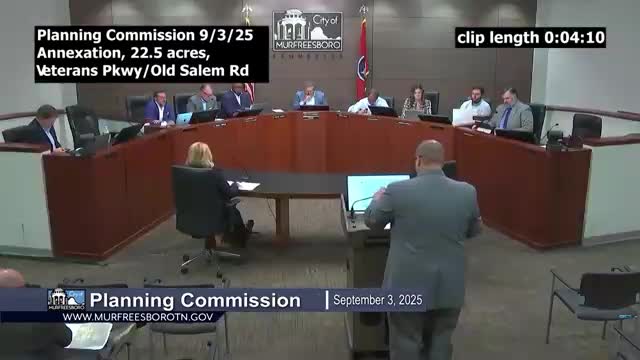 Planning Commission approves annexation and PRD rezoning for Robinson Bend development