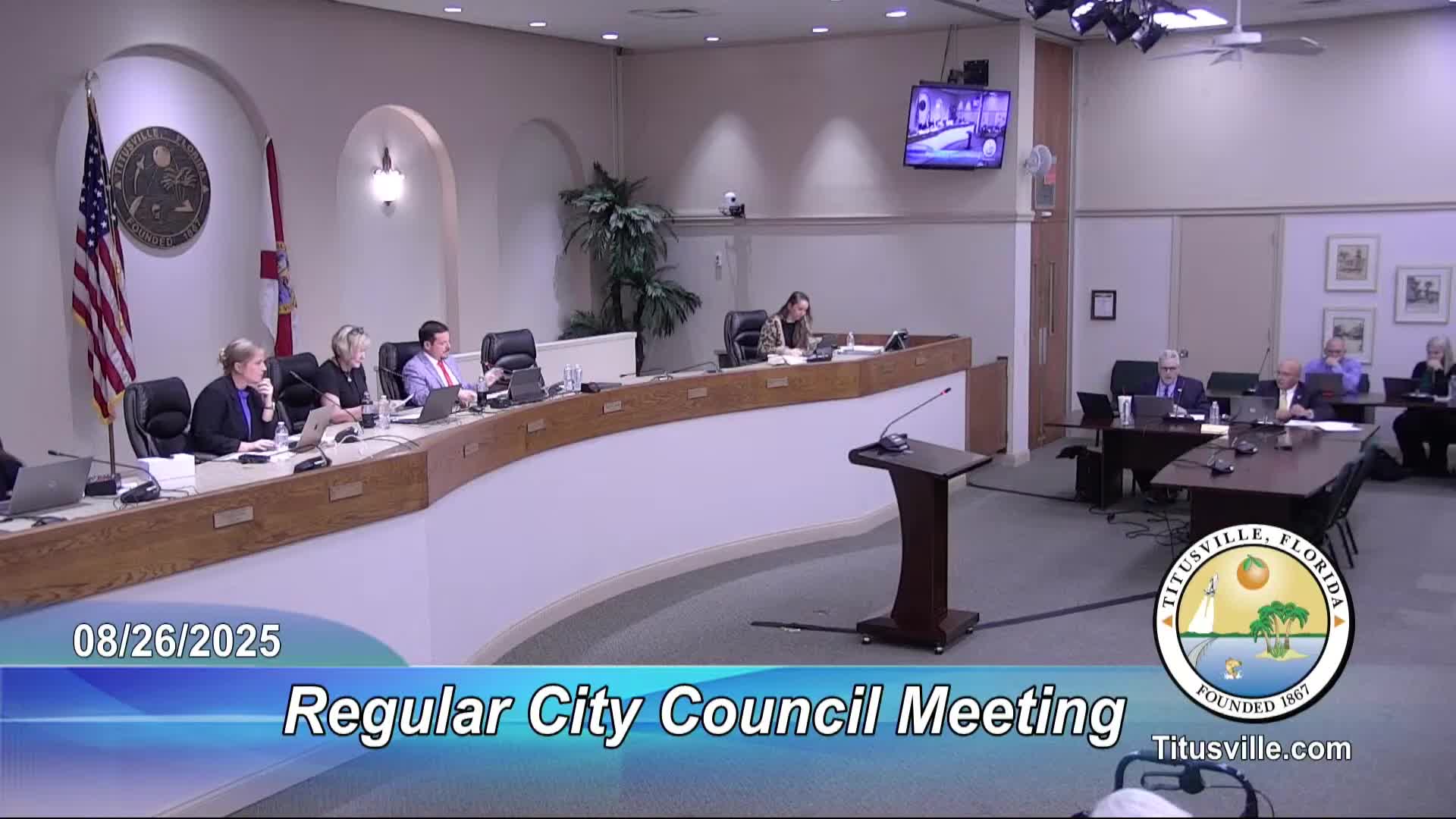 Titusville council fills board vacancies, hears procedural objection from citizen