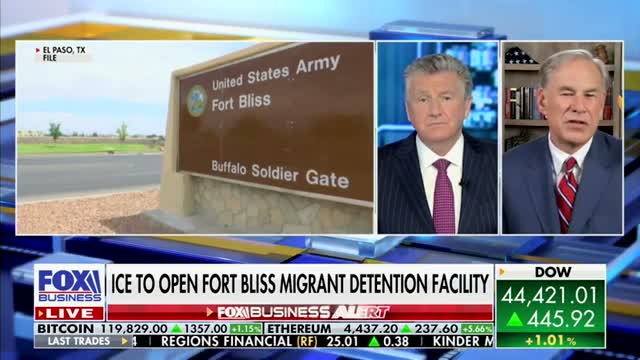 Unidentified speaker in Texas calls new ICE site "largest" in U.S., says it will make removals easier