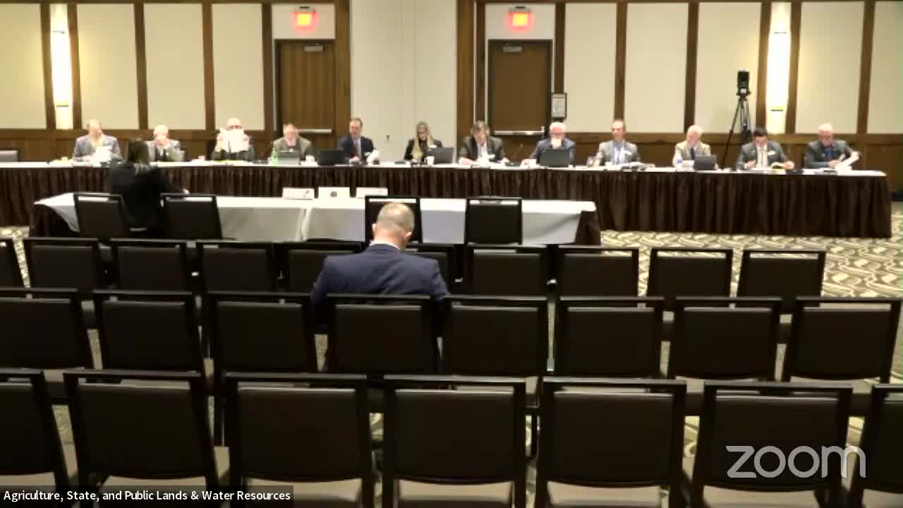 Committee backs bill to give Legislature standing to sue over federal land-use plans; adds $50 million litigation fund