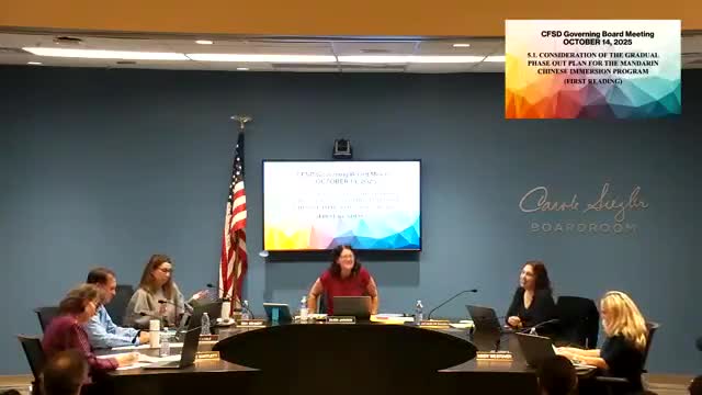 Catalina Foothills board hears parent outcry as administrators present proposal to gradually phase out Sunrise Drive Mandarin immersion