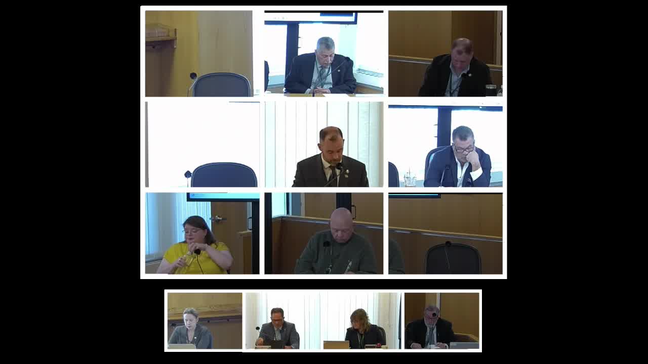 Committee approves 2025 budget modification and clears three tax-roll corrections; two abstentions on land-bank items