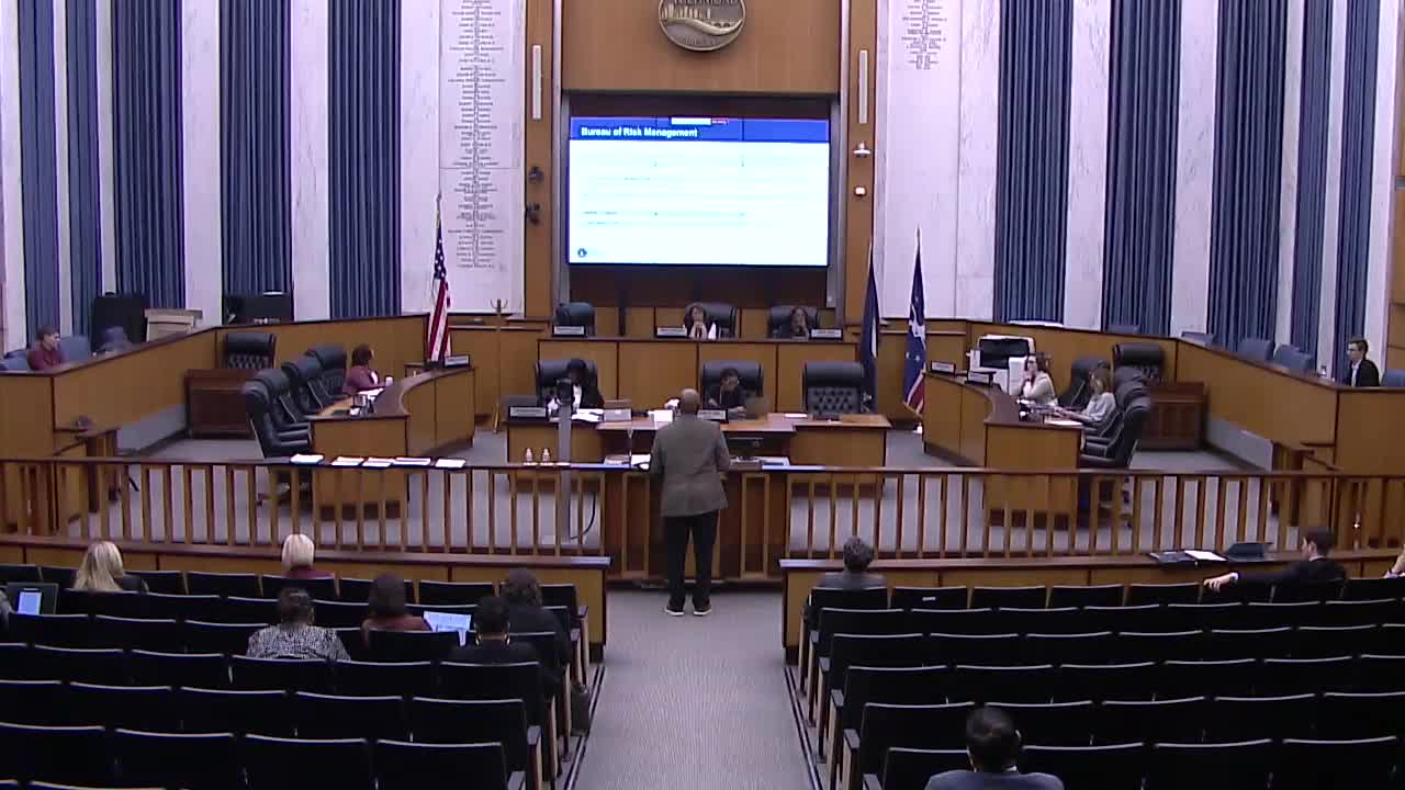 Risk Management presents claims trends; committee asks for department-level claims detail