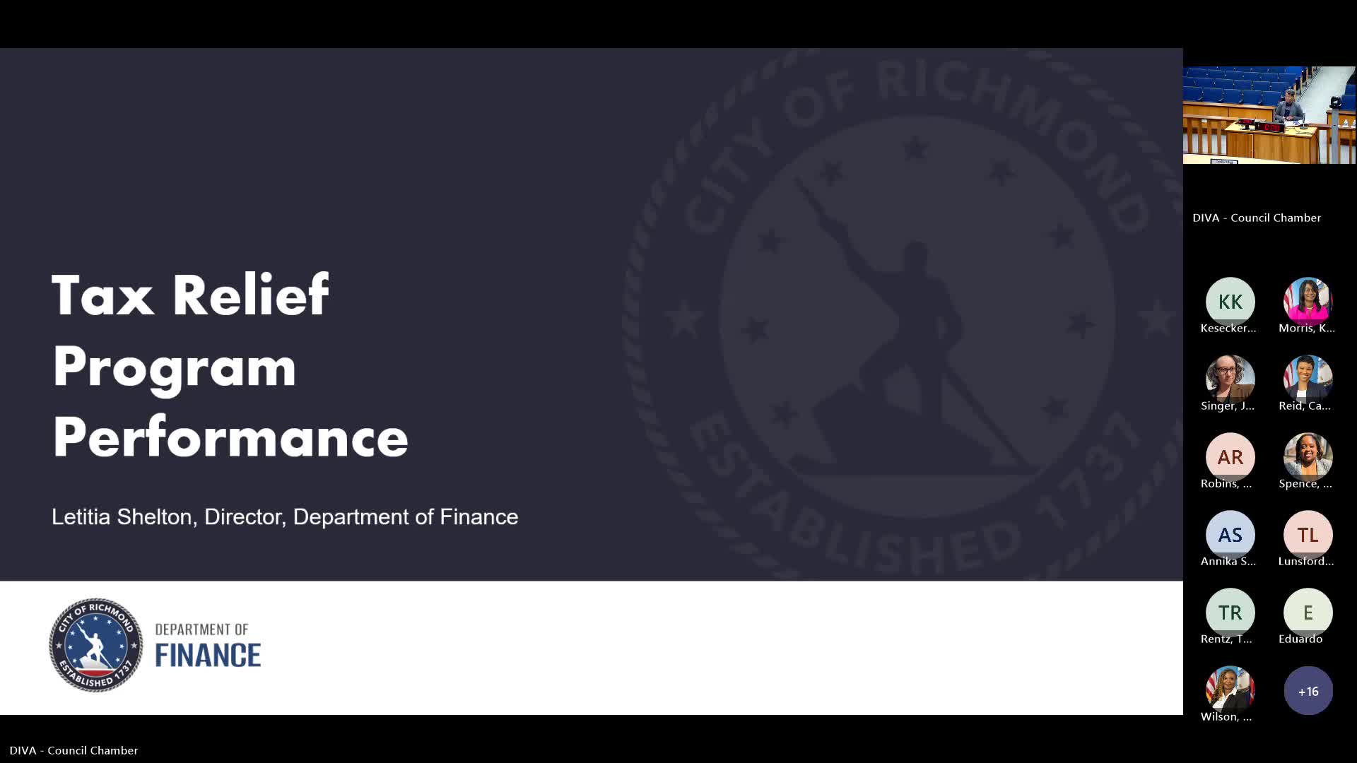 Finance director describes GAP grant rollout; committee alerted to backlog and social-media surge