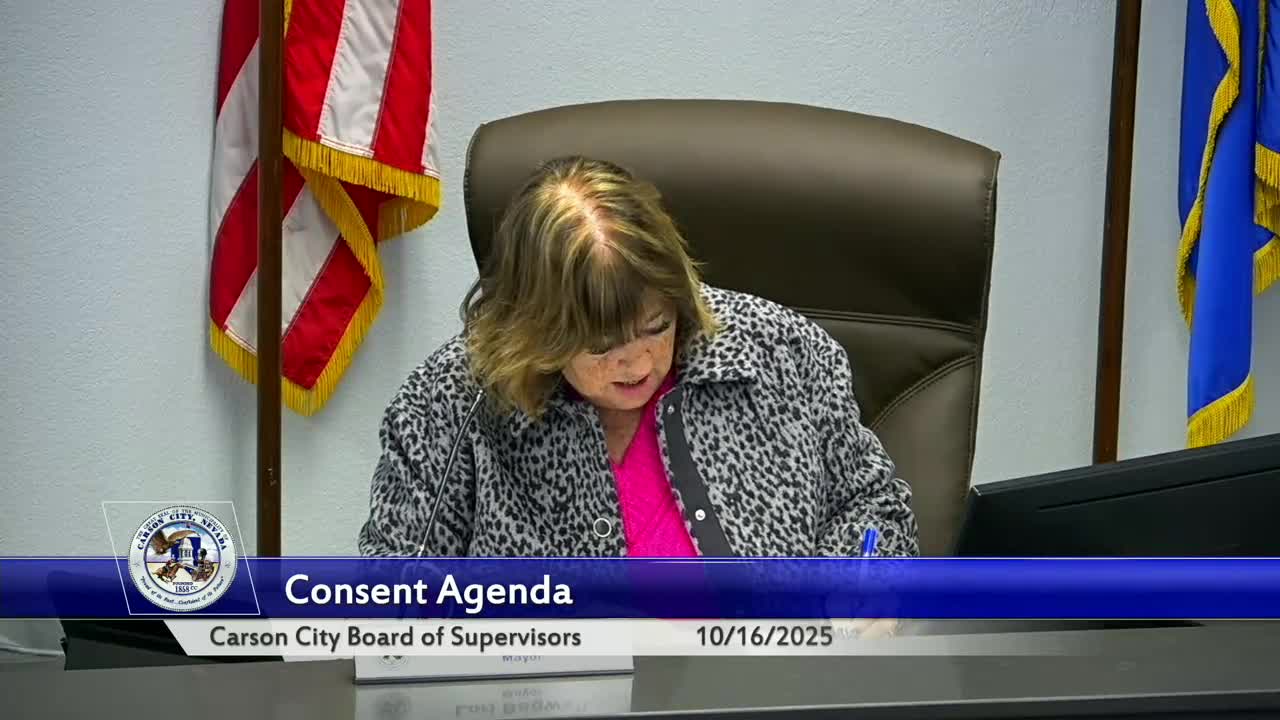 Carson City supervisors approve Little Lane Phase 3 subdivision map in 4-1 vote; set first 2026 meeting for Jan. 6