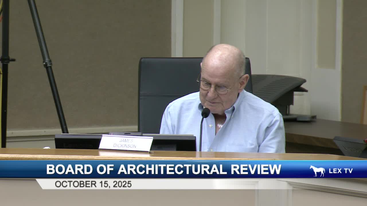 Board of Architecture Review approves multiple Certificates of Appropriateness, postpones one hearing