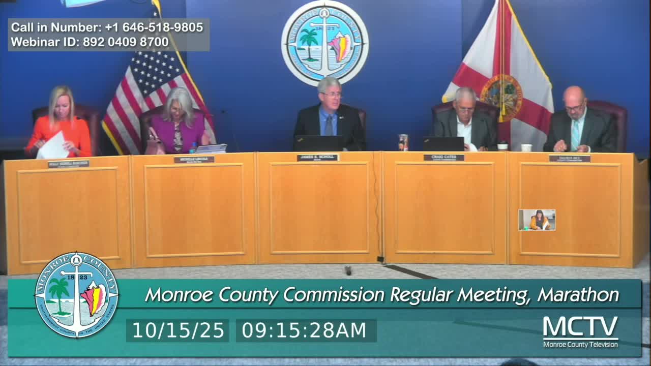 Monroe County upholds SLSCO contract after protest by Ashford; one commissioner abstains