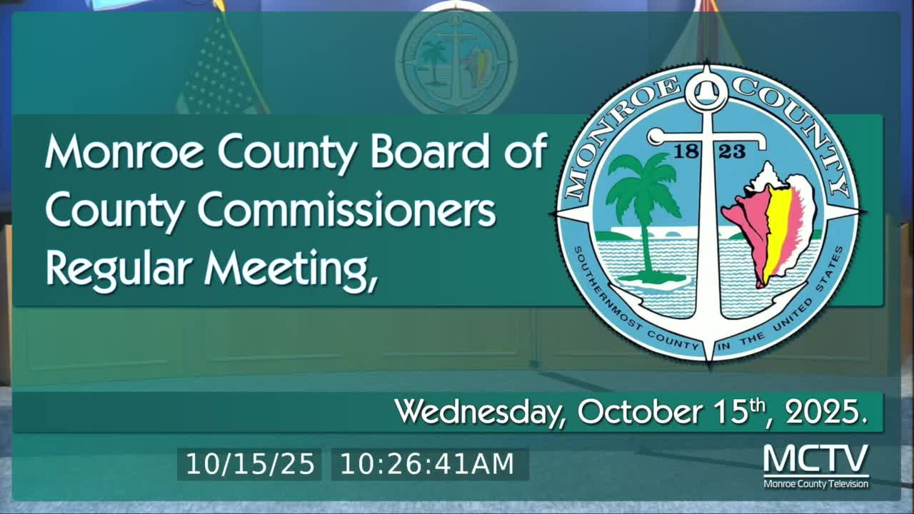 FDOT presents District 6 tentative five‑year work program; Long Key bridge rehabilitation planned